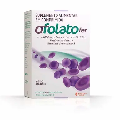 Polivitaminico Ofolato Fer - 90 Comprimidos
